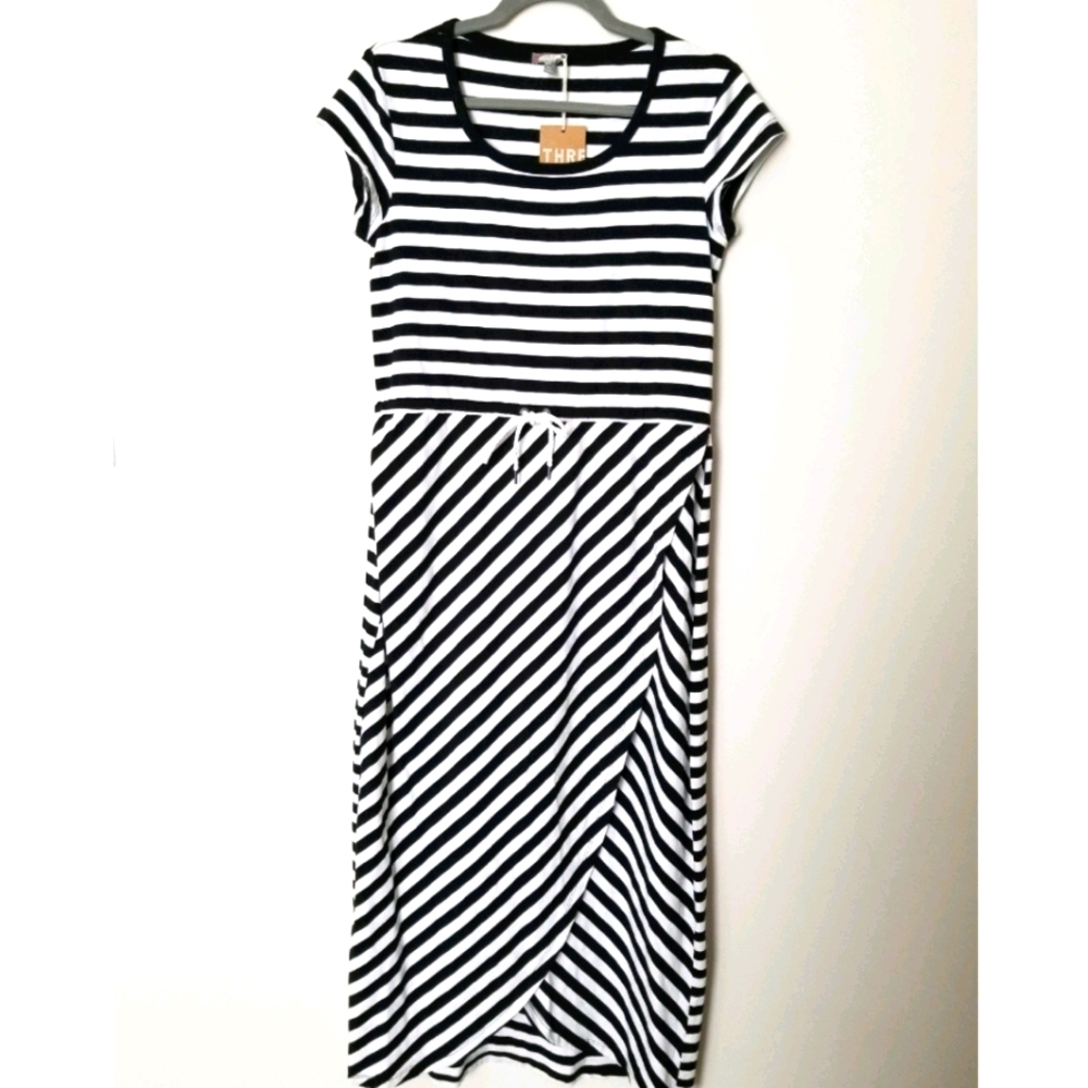 Striped maxi dress